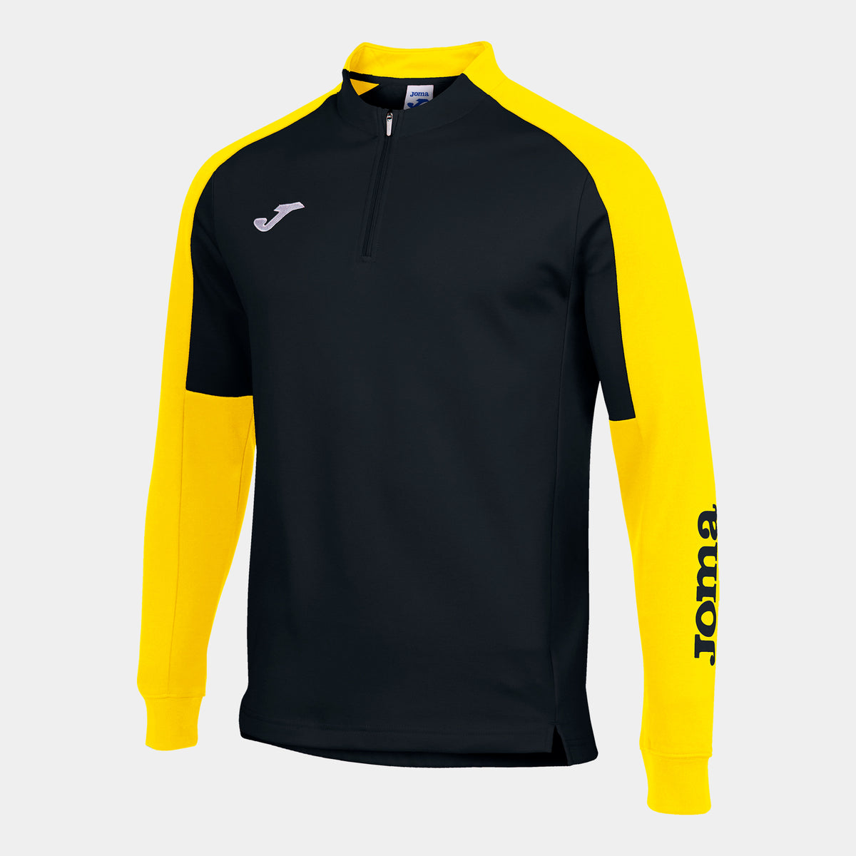 Joma Eco Championship Recycled Sweatshirt (Junior) - Black Yellow