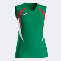 Joma Championship Sleeveless Shirt (Adult) - Green Red