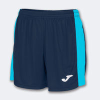Joma Maxi Shorts (Junior) - Fluorescent Turquoise Navy Blue