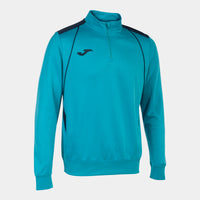 Joma Championship VII Sweatshirt (Junior) - Fluorescent Turquoise Navy Blue