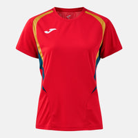 Joma Championship Short Sleeve T-shirt (Adult) - Dark Navy Red
