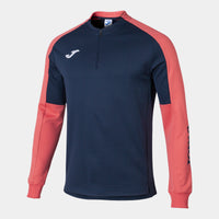 Joma Eco Championship Recycled Sweatshirt (Adult) - Fluorescent Orange Navy Blue