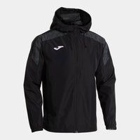 Joma Champions VIII Raincoat (Adult) - Dark Gray Black