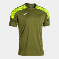 Joma Championship VIII Short Sleeve T-shirt (Adult) - Fluorescent Yellow Green