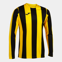 Joma Inter III Long Sleeve T-shirt (Adult) - Yellow Black