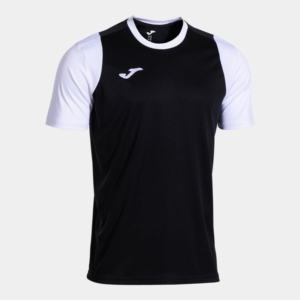 Joma Final Basket II Short Sleeve T-shirt (Adult) - Black White