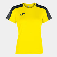 Joma Academy T-shirt M/c (Adult) - Yellow Black