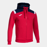 Joma Toledo Zip-up Hoodie (Junior) - Navy Blue Red