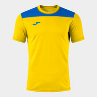 Joma Phoenix III Short Sleeve T-shirt - Royal Blue Yellow
