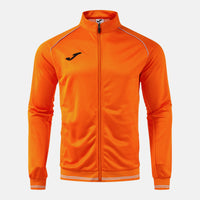 Joma Vintage Eco Retro Full Zip Sweatshirt (Adult) - Orange Gray