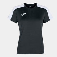 Joma Academy T-shirt M/c (Adult) - Black White