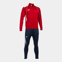 Joma Championship VII Tracksuit (Adult) - Red White