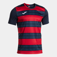 Joma Performance Short Sleeve T-shirt (Adult) - Dark Navy Red