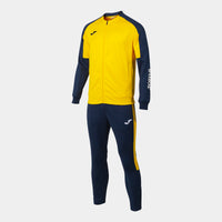 Joma Eco Championship Recycled Sweatsuit (Junior) - Navy Blue Yellow