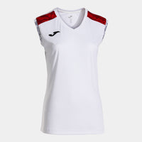 Joma Championship VIII Sleeveless Shirt (Junior) - White Red