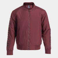 Joma Icono Street Bomber Jacket (Adult) - Burgundy Black