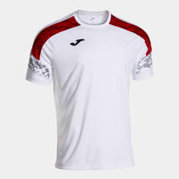 Joma Championship VIII Short Sleeve T-shirt (Adult) - White Red