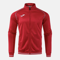 Joma Vintage Eco Retro Full Zip Sweatshirt (Adult) - Red Gray