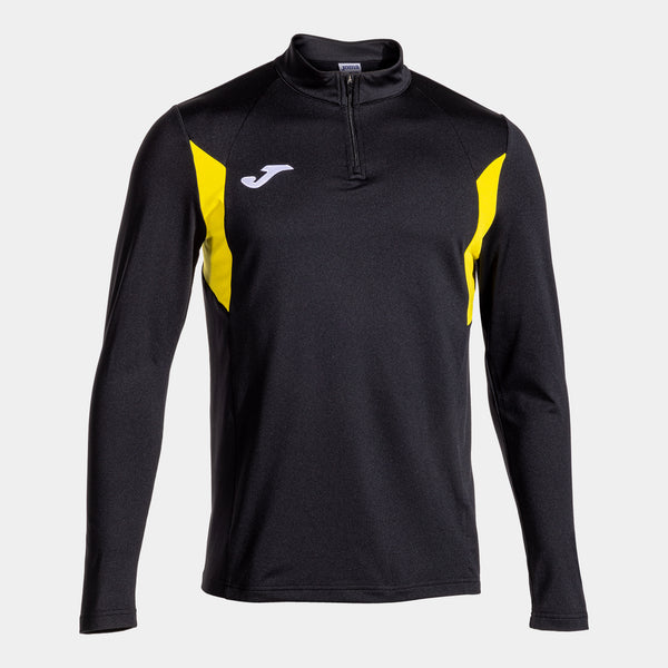 Joma Winner III Sweatshirt (Adult) - Black Yellow
