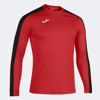 Joma Academy Long Sleeve T-shirt (Adult) - Red Black