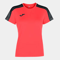 Joma Academy T-shirt (Adult) - Fluorescent Coral Black