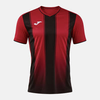 Joma Tiger VIII Short Sleeve T-shirt (Adult) - Red Black