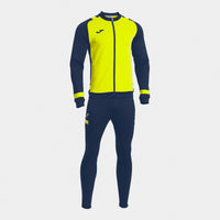 Joma Phoenix III Tracksuit (Adult) - Fluorescent Yellow Dark Navy