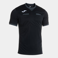 Joma Referee Short Sleeve T-shirt - Dark Gray Black
