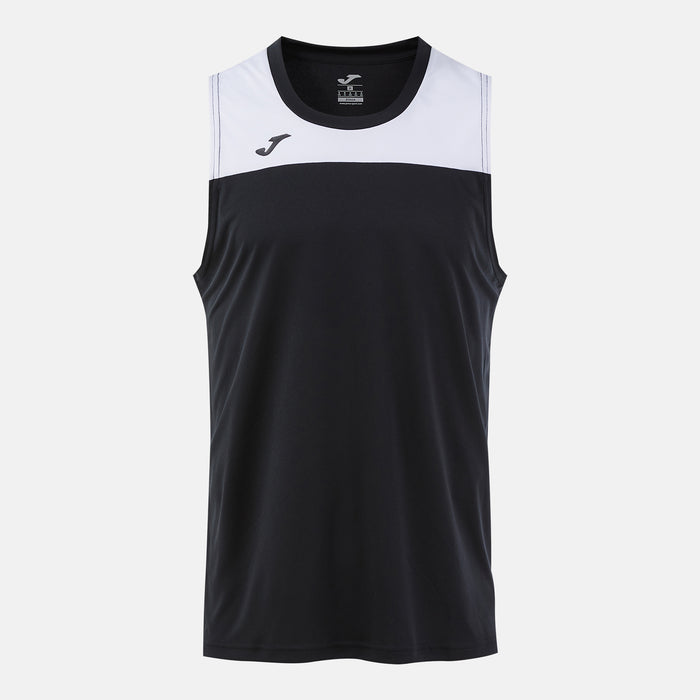 Joma Phoenix III Sleeveless Shirt (Adult) - Black White