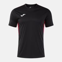 Joma Winner IV Short Sleeve T-shirt (Adult) - Black Red