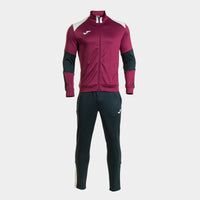 Joma Danubio Tracksuit (Adult) - Dark Navy Burgundy