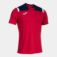 Joma Toledo Short Sleeve T-shirt (Adult) - Navy Blue Red