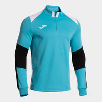 Joma Danubio Sweatshirt (Junior) - Fluorescent Turquoise Black