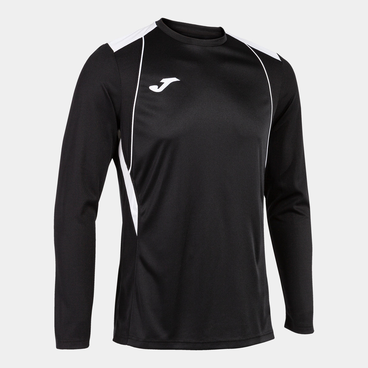 Joma Championship VII Long Sleeve T-shirt (Junior) - Black White