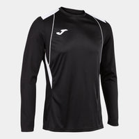 Joma Championship VII Long Sleeve T-shirt (Junior) - Black White