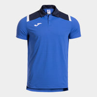 Joma Toledo Short Sleeve Polo (Junior) - Royal Blue Navy Blue