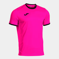 Joma Combi Premium Short Sleeve T-shirt (Junior) - Fluorescent Pink Black