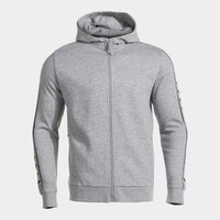 Joma Icono Street Zip-up Hoodie (Adult) - Light Gray Black