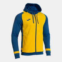 Joma Phoenix III Zip-up Hoodie (Adult) - Royal Blue Yellow