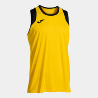 Joma Final Basket III Sleeveless Shirt (Adult) - Yellow Black