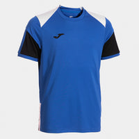 Joma Danubio Short Sleeve T-shirt (Adult) - Royal Blue Black