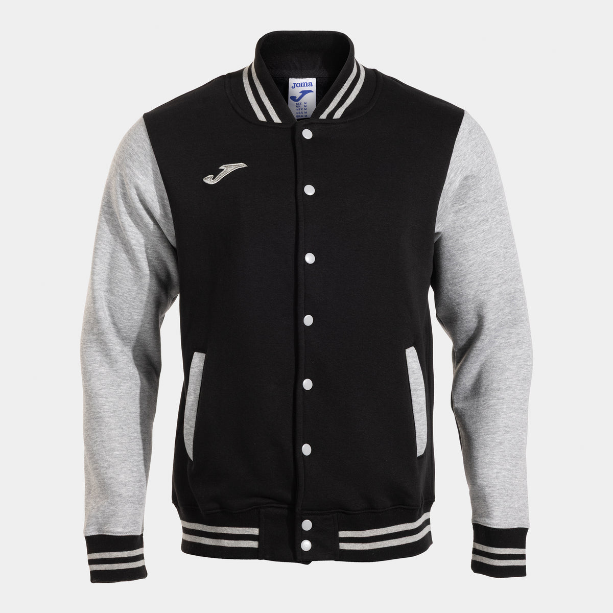 Joma Combi Full Zip Sweatshirt (Adult) - Black Gray