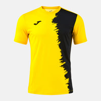 Joma City III Short Sleeve T-shirt (Adult) - Yellow Black