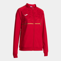 Joma Record III Full Zip Sweatshirt (Junior) - Red