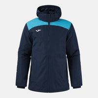 Joma Glacier Anorak (Junior) - Fluorescent Turquoise Dark Navy