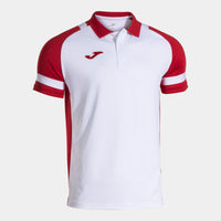 Joma Phoenix III Short Sleeve Polo (Junior) - White Red