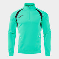 Joma T-championship Sweatshirt (Adult) - Light Green Black