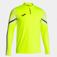 Joma Elite XI Sweatshirt (Adult) - Fluorescent Yellow Black