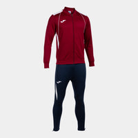 Joma Championship VII Tracksuit (Adult) - Burgundy White