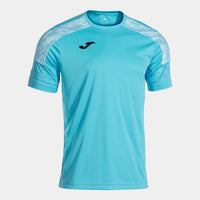 Joma Championship VIII Short Sleeve T-shirt (Junior) - Fluorescent Turquoise